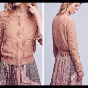 Anthropologie Hei Hei Itinerary Bomber Jacket